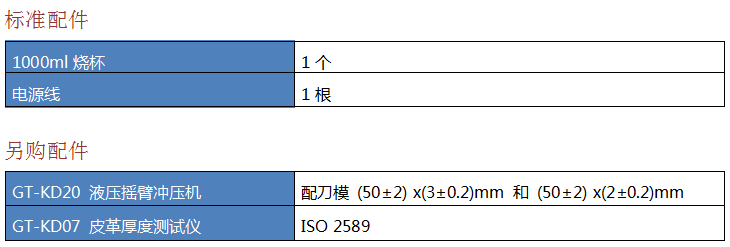  皮革收缩温度测试仪配件